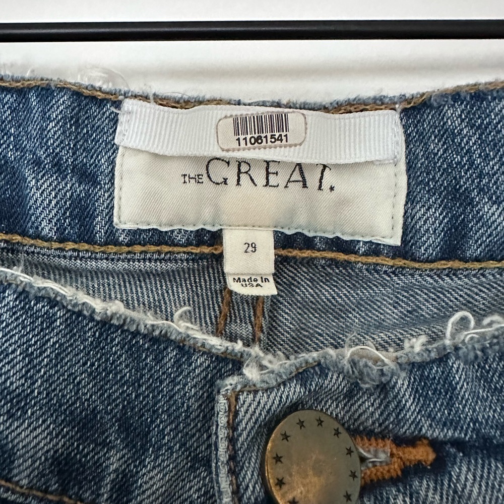 The Great The Fellow Floral Embroidered Denim Jeans - Picture 13 of 14